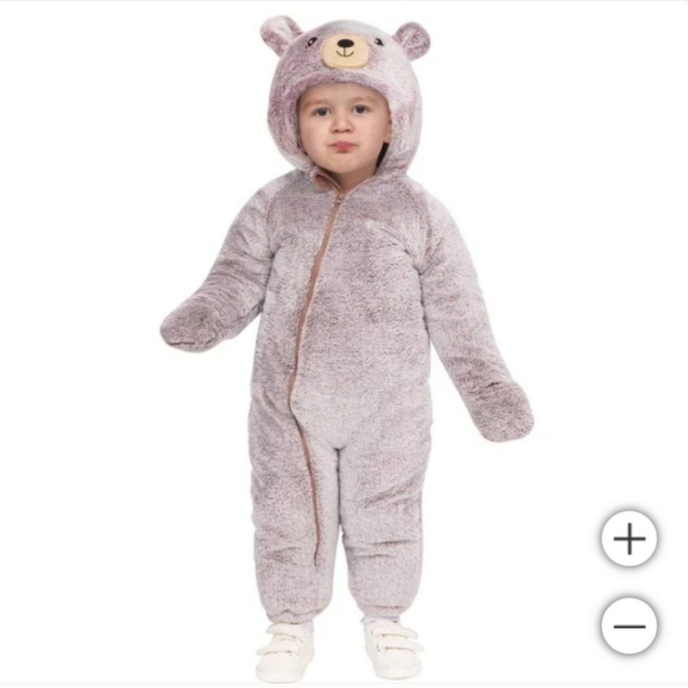 KOALA 1 PIECE PLUSH PRAM, Brown bear, Boy, Girl